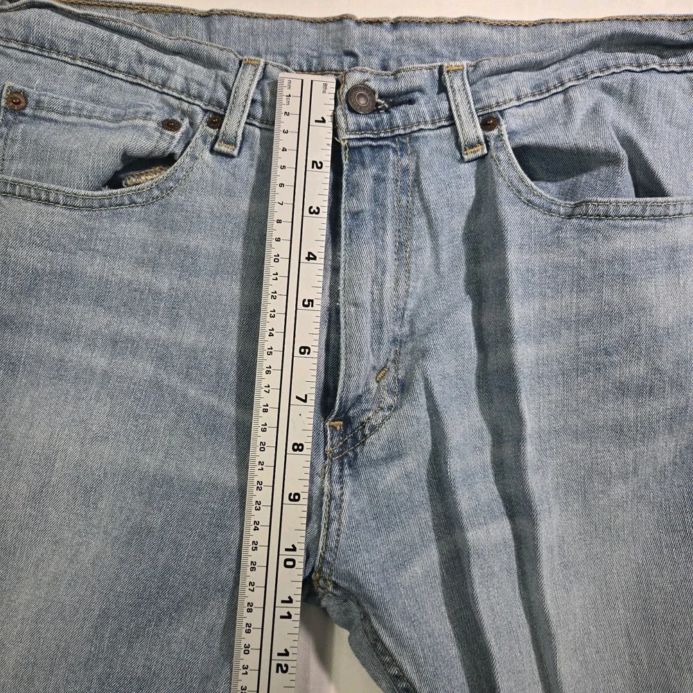 Levi's 505 Jeans 34x30 Regular Fit Blue Denim‎ Light Wash